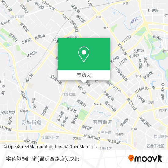 实德塑钢门窗(蜀明西路店)地图