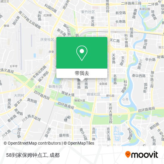 58到家保姆钟点工地图