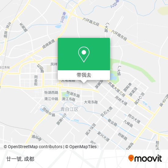廿一號地图