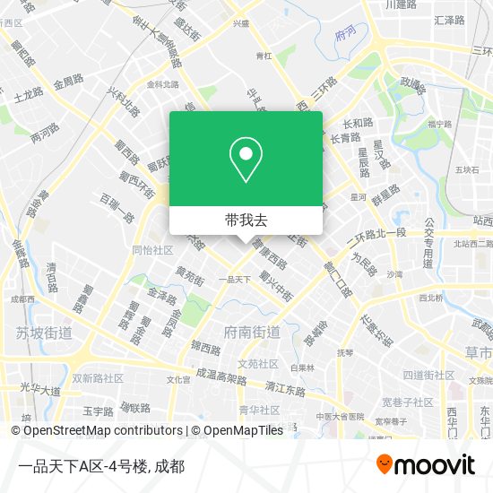 一品天下A区-4号楼地图