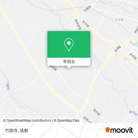 竹隐寺地图