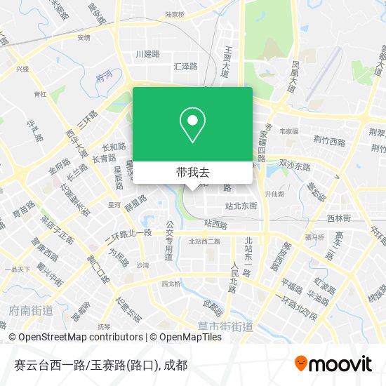 赛云台西一路/玉赛路(路口)地图