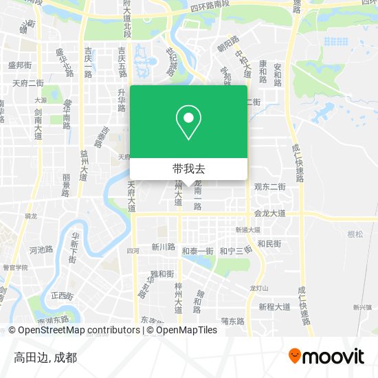 高田边地图