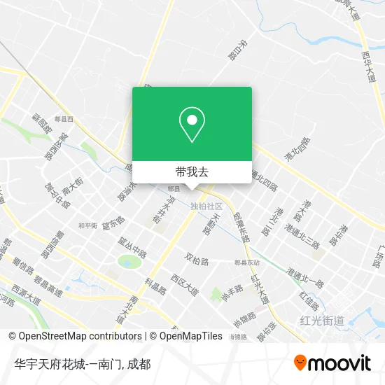 华宇天府花城-—南门地图