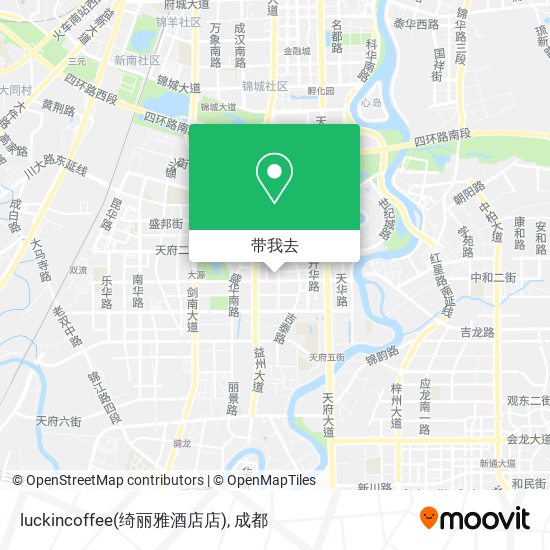 luckincoffee(绮丽雅酒店店)地图