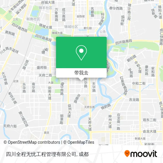 四川全程无忧工程管理有限公司地图