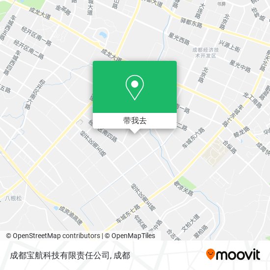 成都宝航科技有限责任公司地图