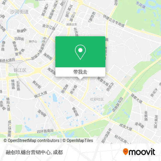 融创玖樾台营销中心地图