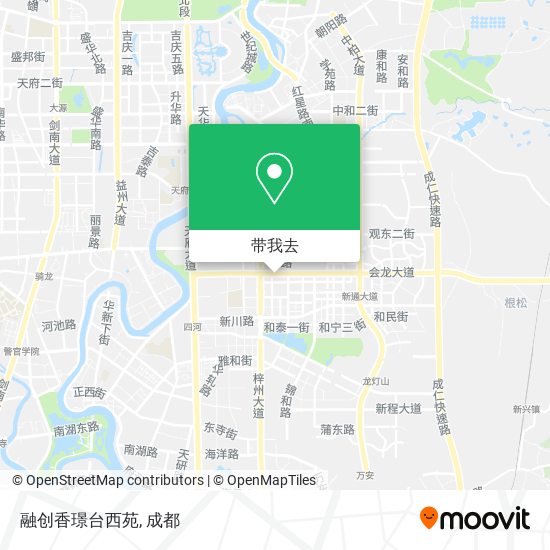 融创香璟台西苑地图