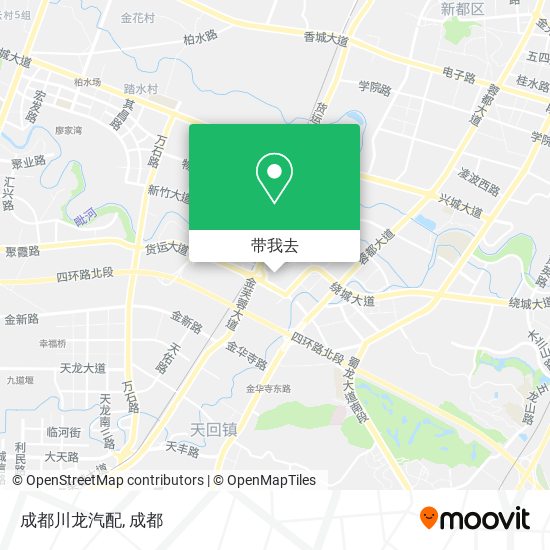 成都川龙汽配地图
