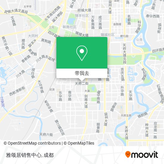 雅颂居销售中心地图