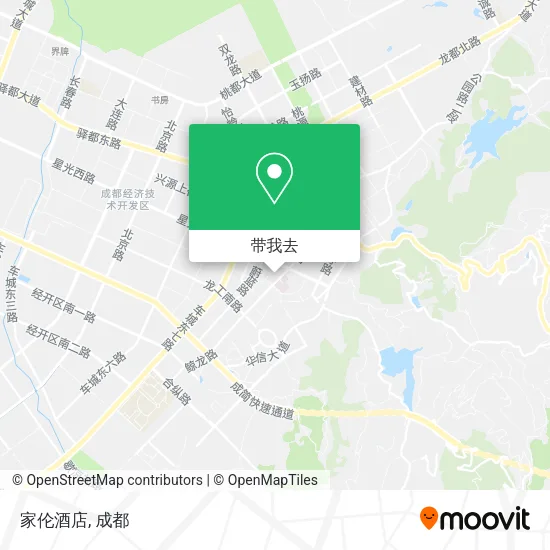 家伦酒店地图