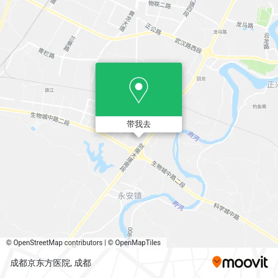 成都京东方医院地图