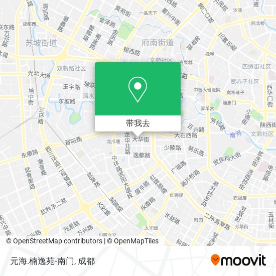 元海.楠逸苑-南门地图