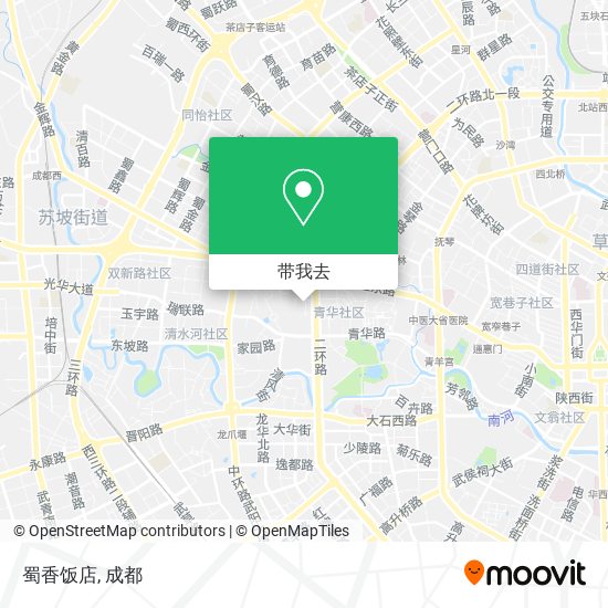 蜀香饭店地图