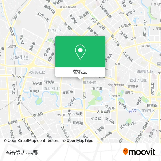 蜀香饭店地图
