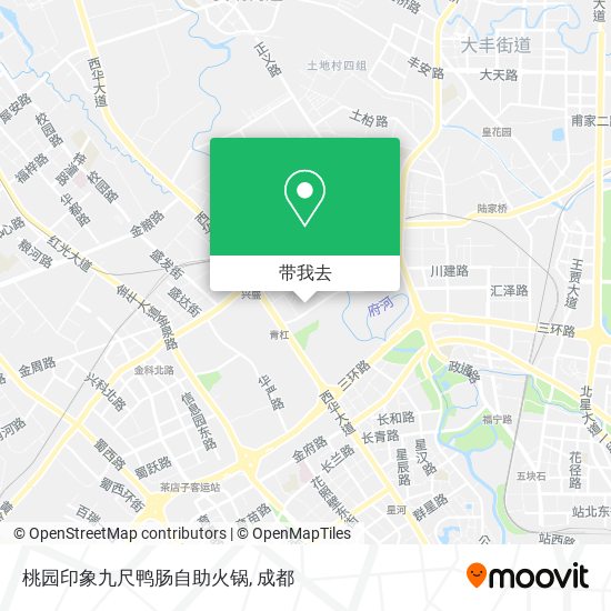 桃园印象九尺鸭肠自助火锅地图