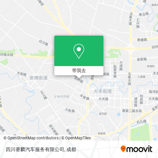 四川赛麟汽车服务有限公司地图