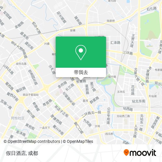 假日酒店地图