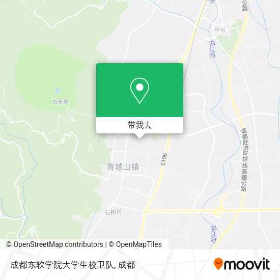 成都东软学院大学生校卫队地图