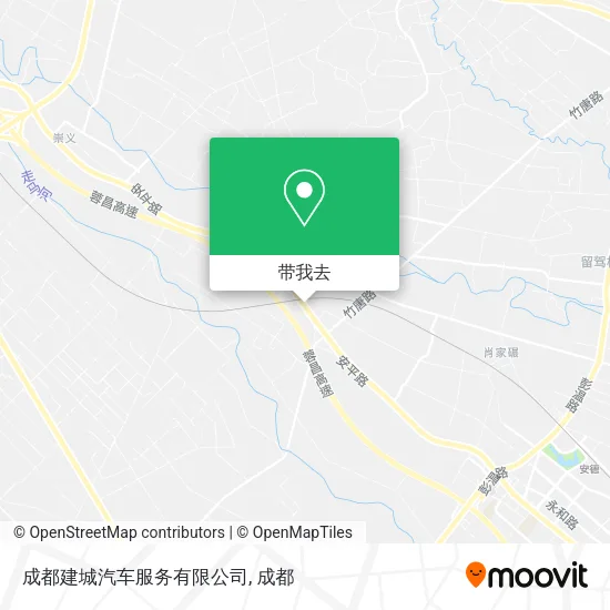 成都建城汽车服务有限公司地图