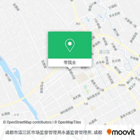 成都市温江区市场监督管理局永盛监督管理所地图