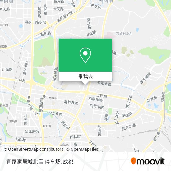 宜家家居城北店-停车场地图