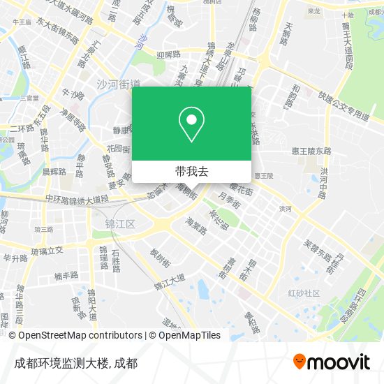 成都环境监测大楼地图