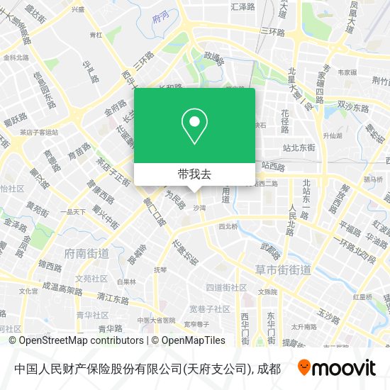中国人民财产保险股份有限公司(天府支公司)地图