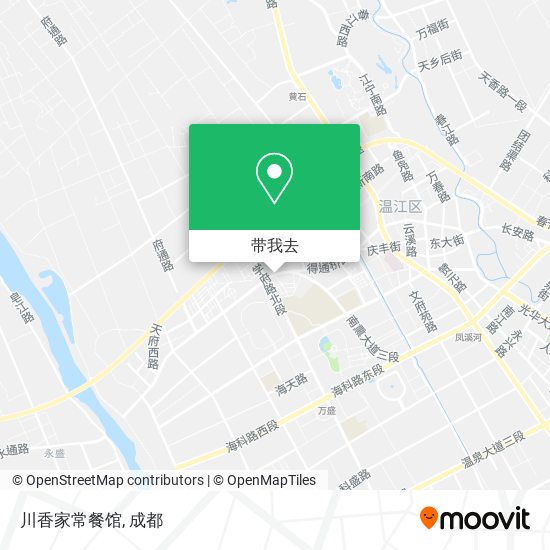 川香家常餐馆地图