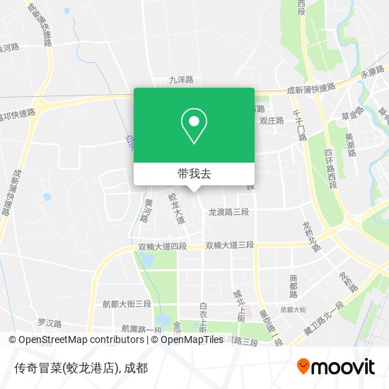 传奇冒菜(蛟龙港店)地图