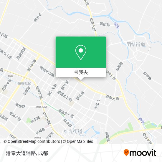 港泰大道辅路地图