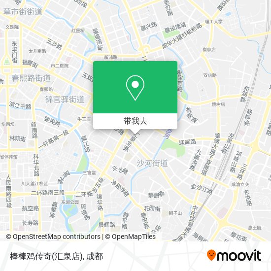 棒棒鸡传奇(汇泉店)地图