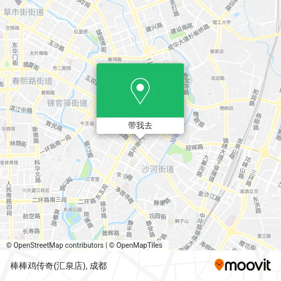 棒棒鸡传奇(汇泉店)地图