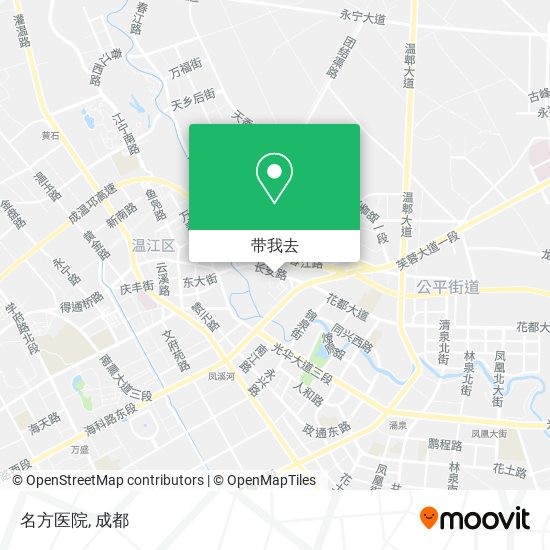 名方医院地图