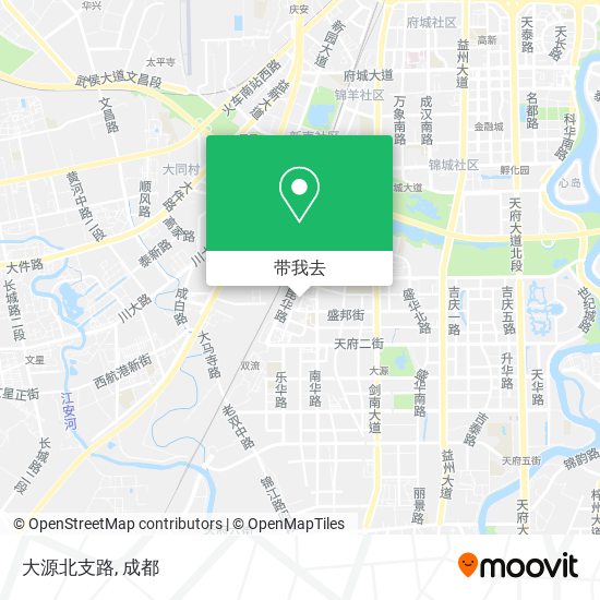 大源北支路地图