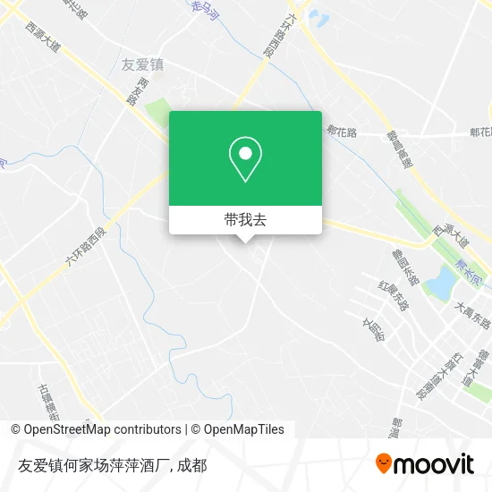 友爱镇何家场萍萍酒厂地图