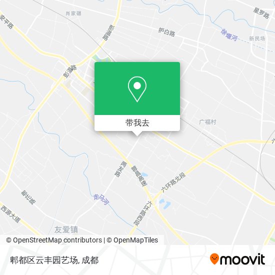 郫都区云丰园艺场地图