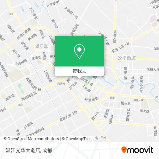 温江光华大道店地图