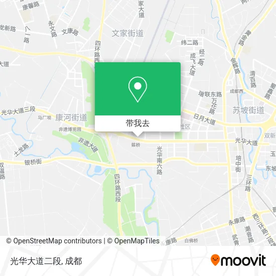 光华大道二段地图