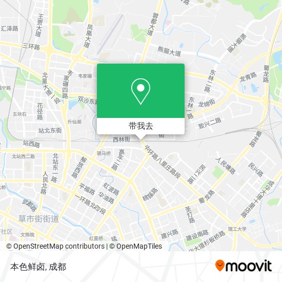 本色鲜卤地图