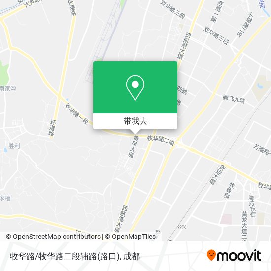 牧华路/牧华路二段辅路(路口)地图