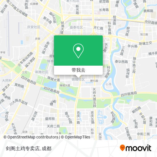 剑阁土鸡专卖店地图