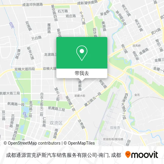 成都通源雷克萨斯汽车销售服务有限公司-南门地图