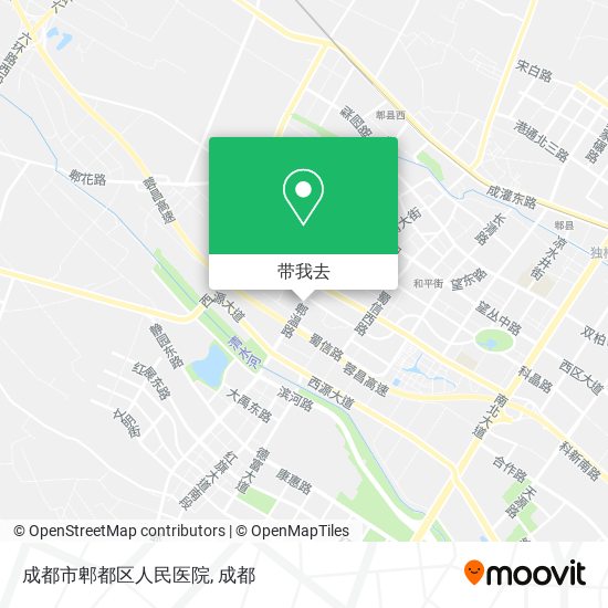 成都市郫都区人民医院地图