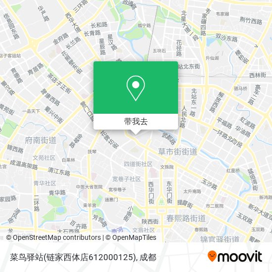 菜鸟驿站(链家西体店612000125)地图