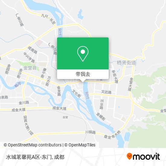 水城茗馨苑A区-东门地图