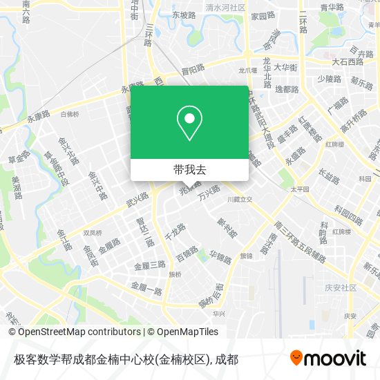 极客数学帮成都金楠中心校(金楠校区)地图