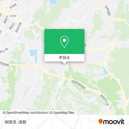 铜观音地图