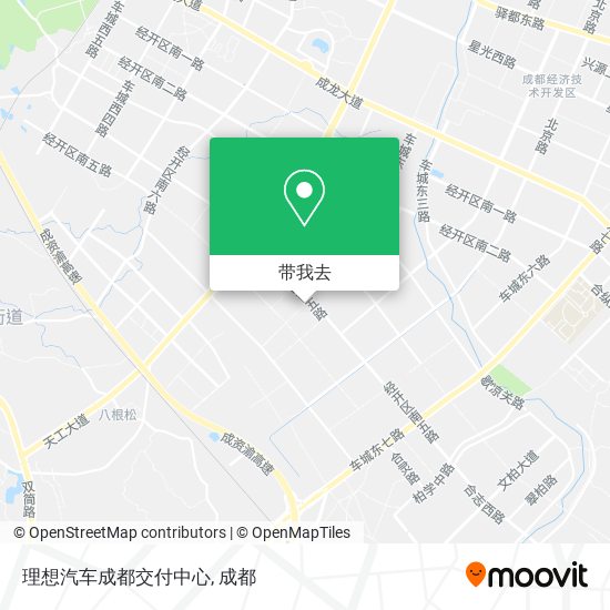 理想汽车成都交付中心地图